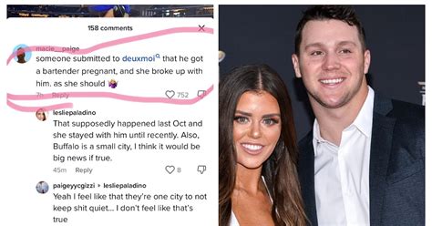 josh allen bartender pregnant|josh allen brittany williams split.